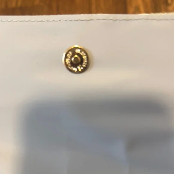 Dior Blue and White Clutch with Wave Design - Picture 3 of 6